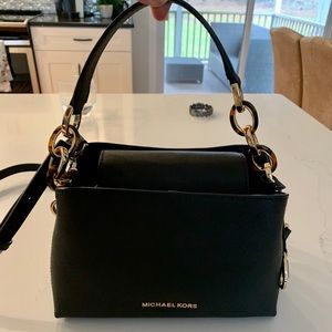 Michael Kors black Leather bag.